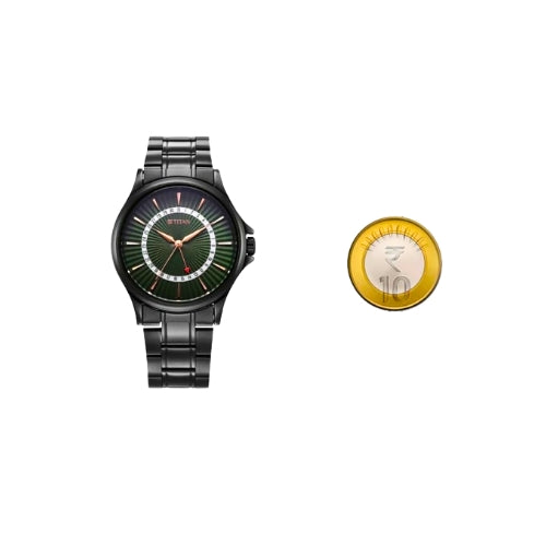 TITAN Analog Wrist Watch – Model 10038NM01