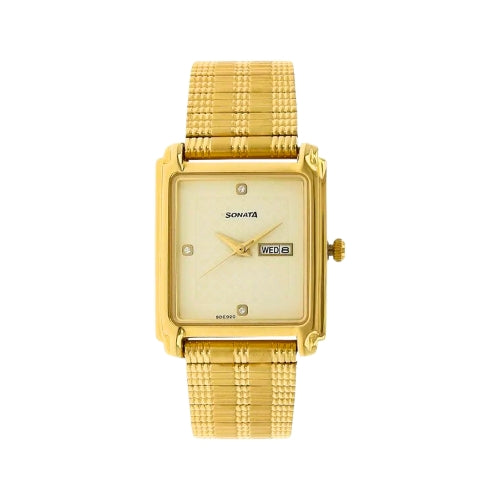 SONATA Analog Wrist Watch – Model 7053YM08