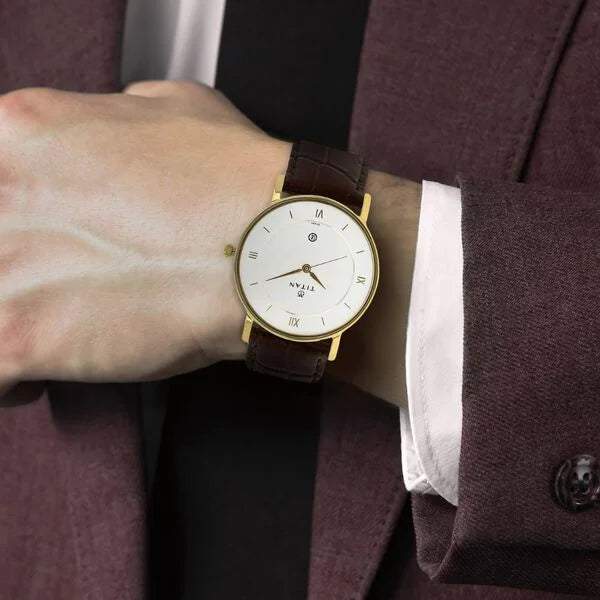 TITAN Analog Wrist Watch – Model 9162YL01