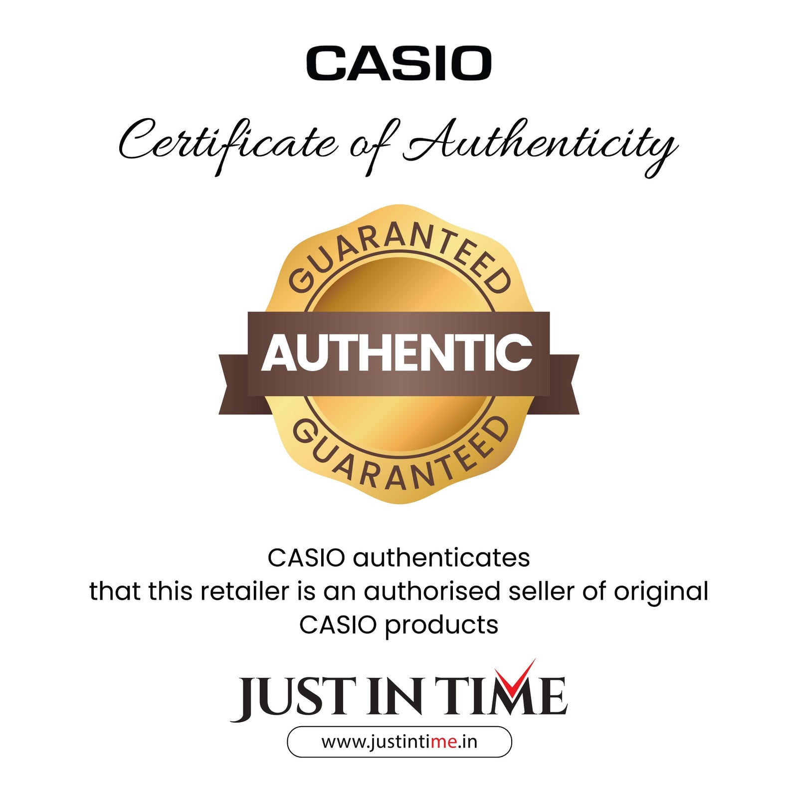 CASIO Wrist Watch – Model A1892
