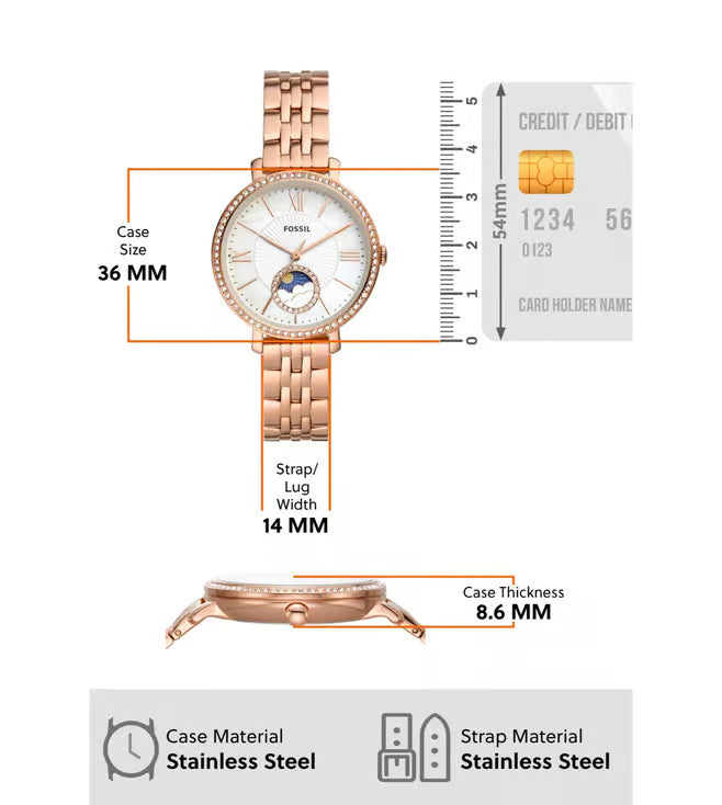 FOSSIL WRIST WATCH MODEL-ES5165