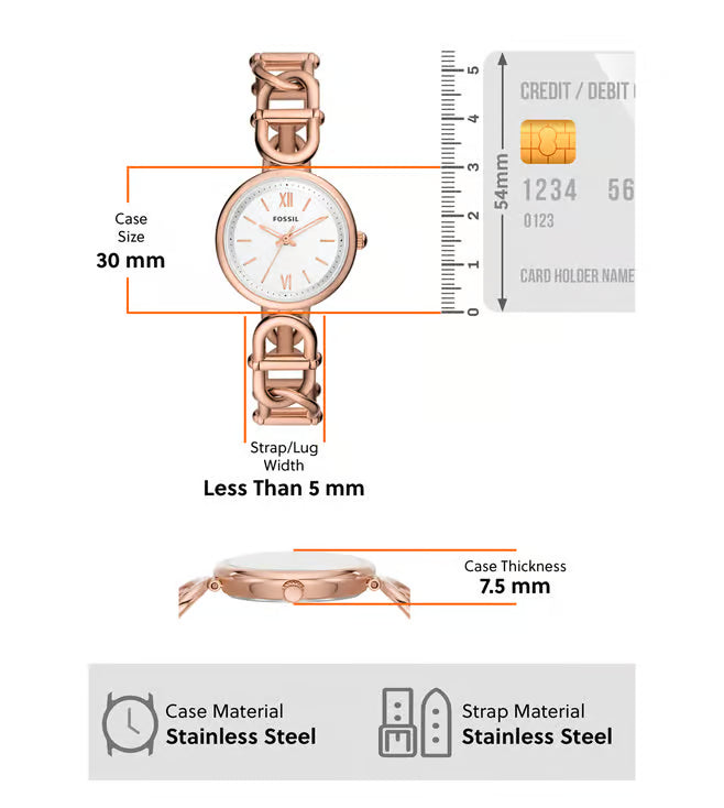 FOSSIL WRIST WATCH MODEL -ES5273