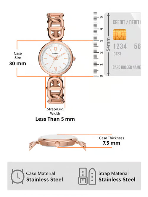 FOSSIL WRIST WATCH MODEL -ES5273