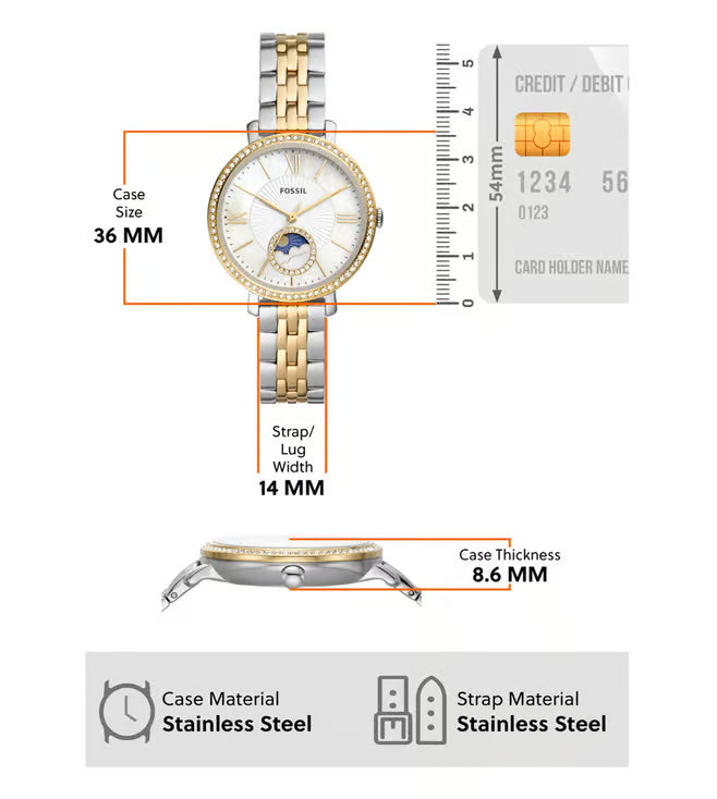 FOSSIL WRIST WATCH MODEL -ES5166
