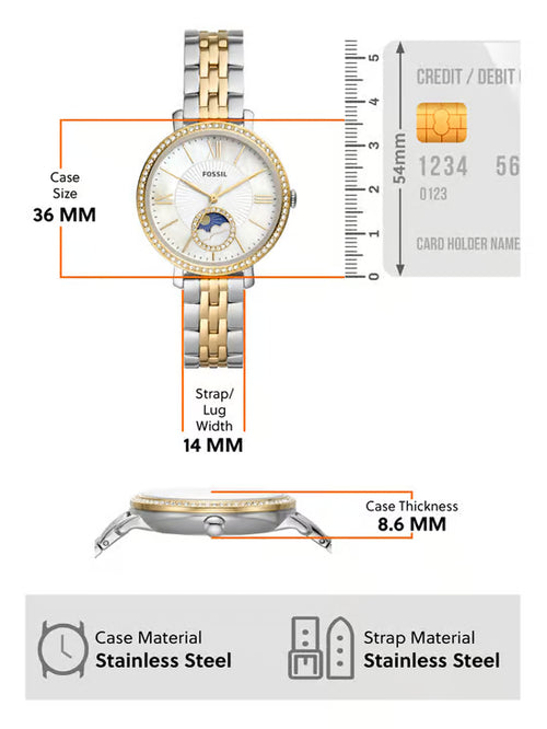 FOSSIL WRIST WATCH MODEL -ES5166