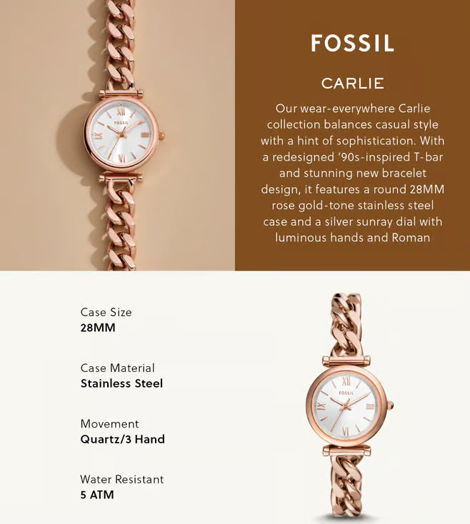 FOSSIL WRIST WATCH MODEL -ES5330