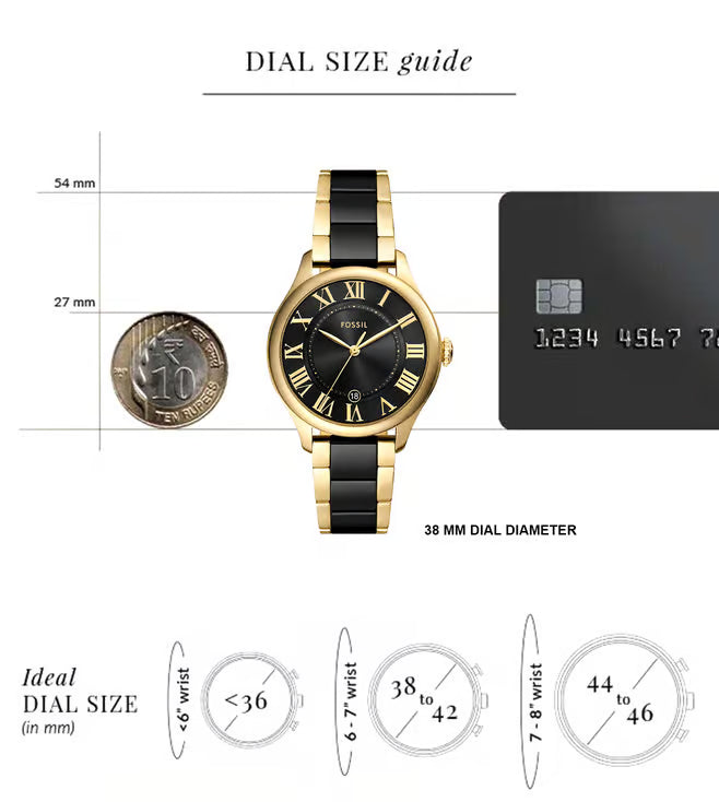 FOSSIL WRIST WATCH MODEL-CE1132