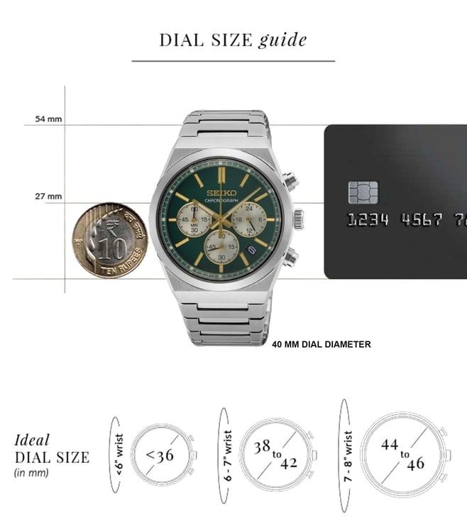 SEIKO Analog Wrist Watch – Model SSB461P1-SEIKO