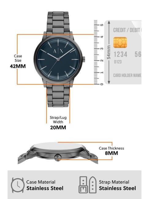 Armani Exchange wrist watch model-AX7183 SET