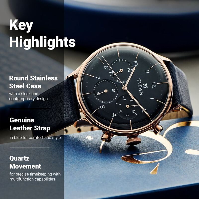 TITAN Analog Wrist Watch – Model 90102WL02