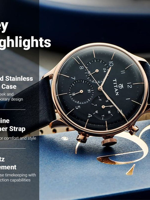 TITAN Analog Wrist Watch – Model 90102WL02
