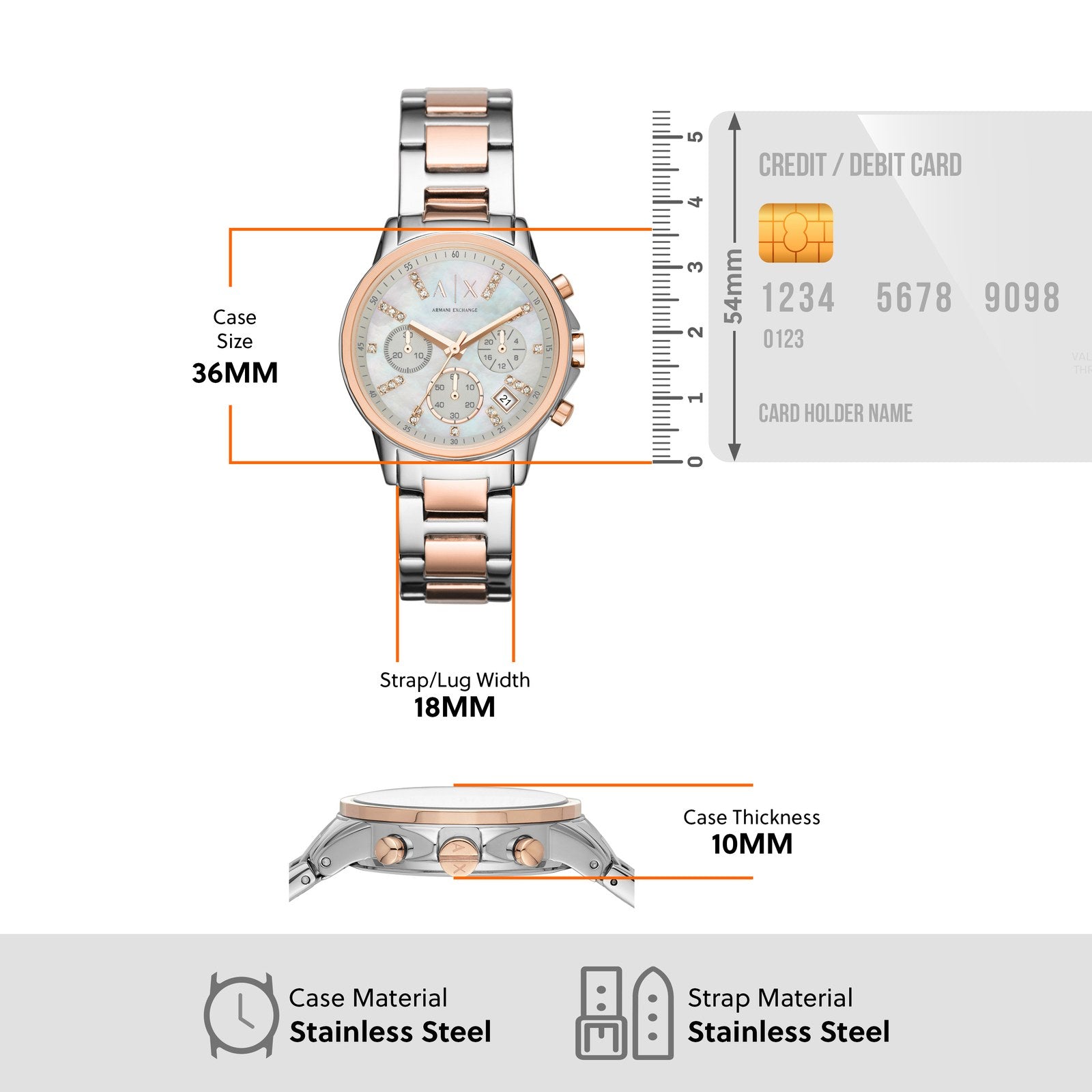 ARMANI EXCHANGE WRIST WATCH MODEL-AX4331
