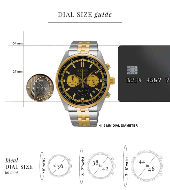 SEIKO Analog Wrist Watch – Model SSB430P1-SEIKO