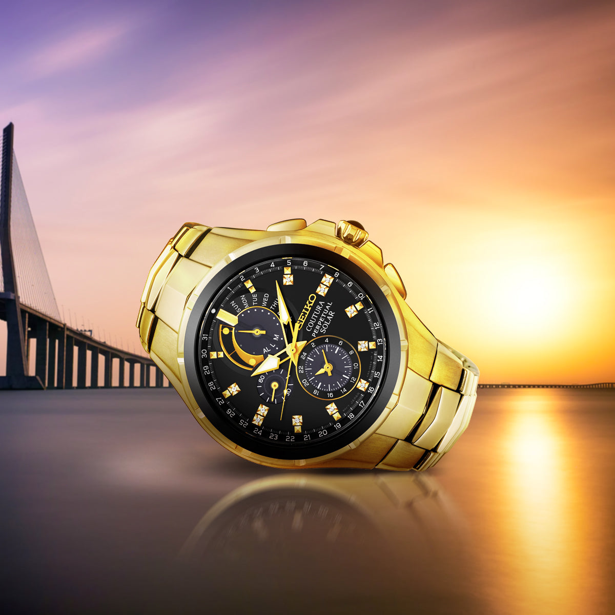 SEIKO Analog Wrist Watch – Model SSC572P1-SEIKO