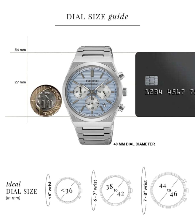 SEIKO Analog Wrist Watch – Model SSB459P1-SEIKO