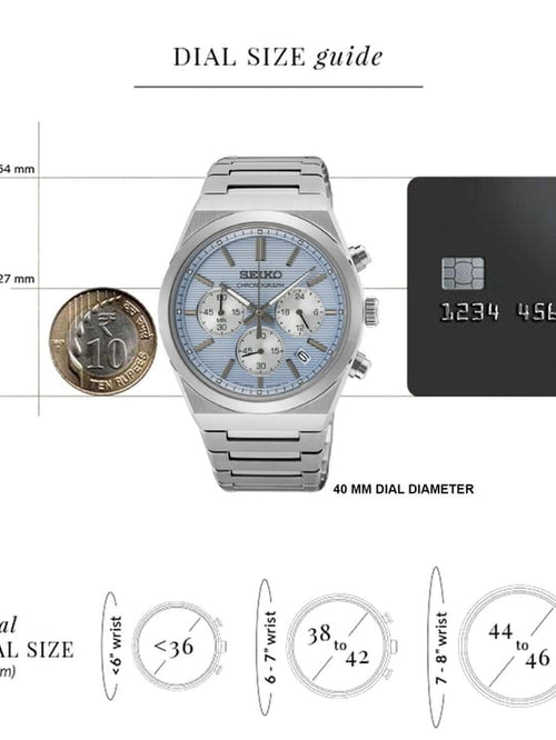 SEIKO Analog Wrist Watch – Model SSB459P1-SEIKO